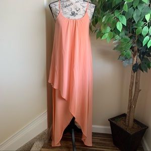 Marciano Asymmetrical Maxi Dress High Low Sz XS